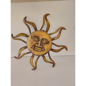 Metal 3D Sun Wall Art Sculpture